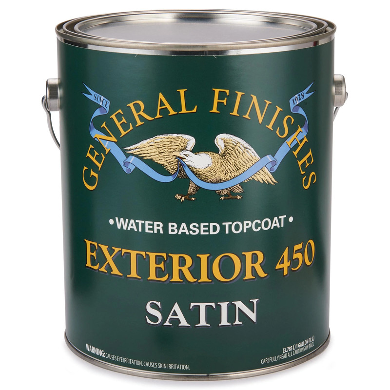 Exterior 450 Water Based Varnish - Sheen:Satin - Size:1 Gallon